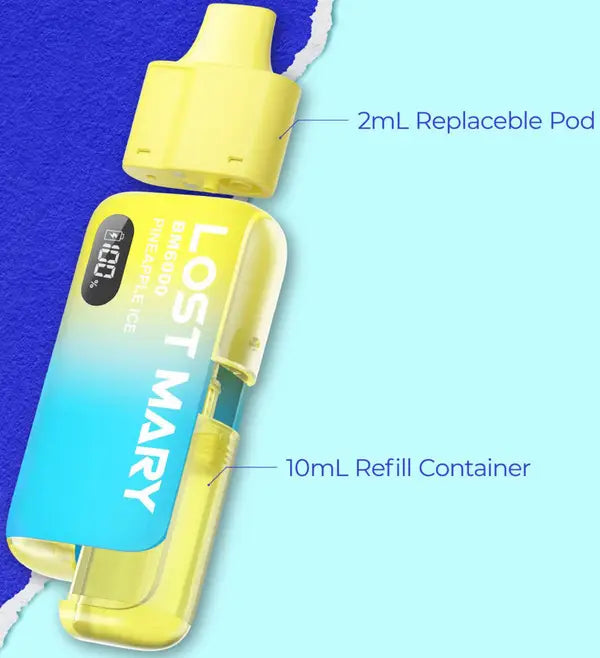 lost mary prefilled pod kit update for uk regulations
