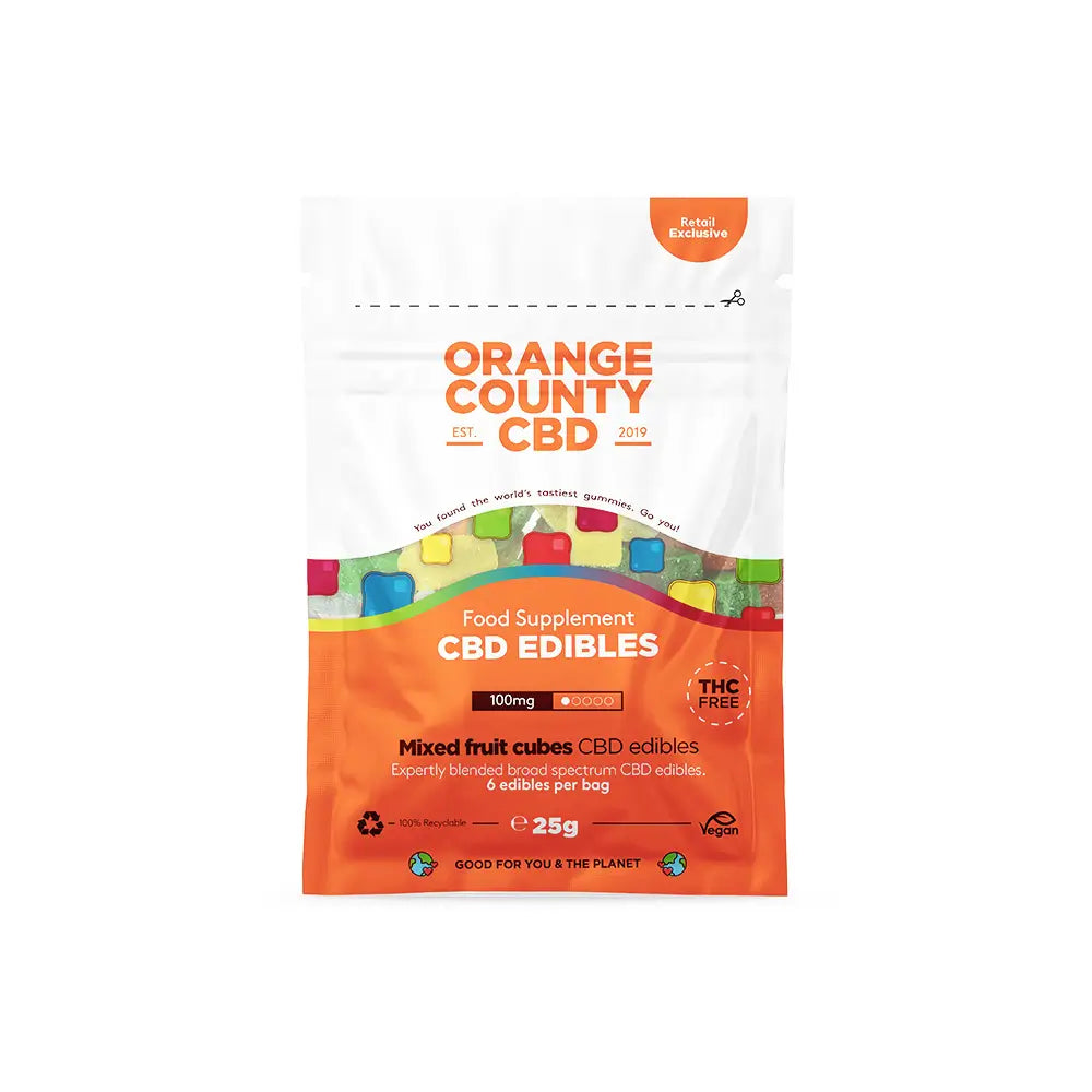 Orange County CBD Gummy Cubes Edibles | Grab Bag