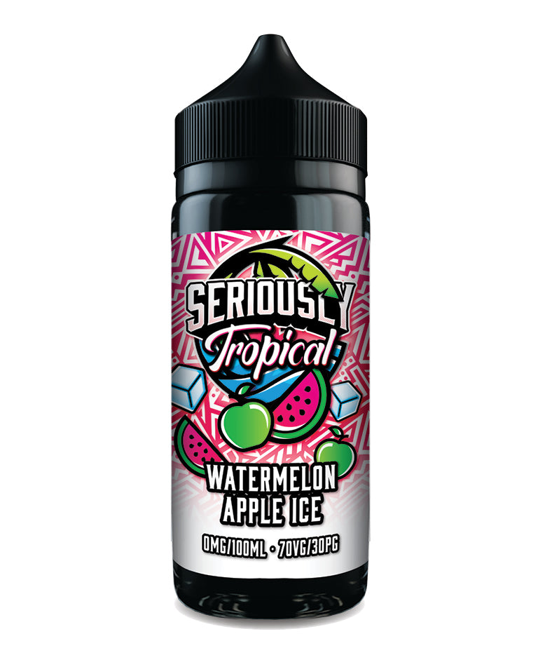 Watermelon-Apple-Ice-Seriously-Tropical-100ml-Shortfill-eliquid-by-Doozy-Vape