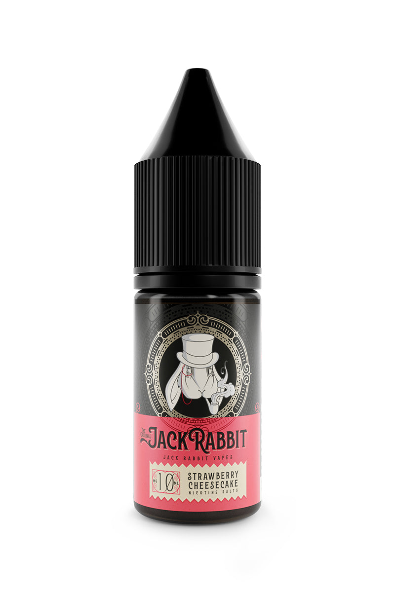 Strawberry Cheesecake 10ml Nic Salt E-Liquid by Jack Rabbit