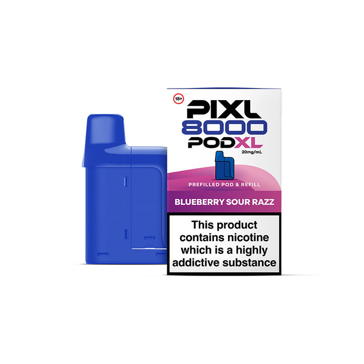 Blueberry-sour-razz-by-PIXL-8000-Refill-Pod