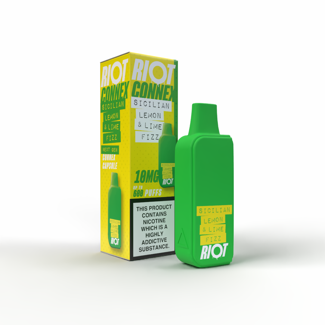 riot connex sicilian lemon lime fizz 10mg