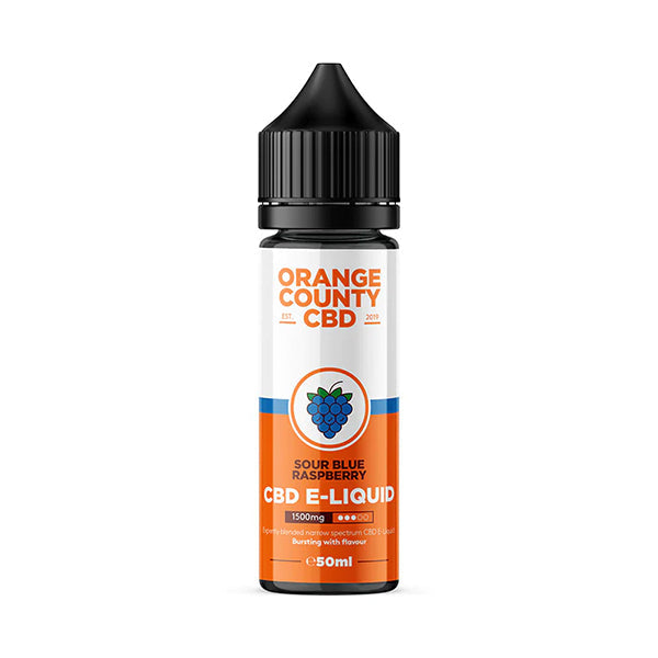 Blue Sour Raspberry CBD E-Liquid by Orange County CBD