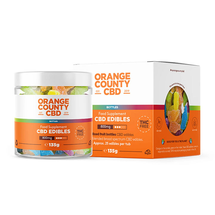 Orange County CBD Gummy Bottles Edibles | Small Tub