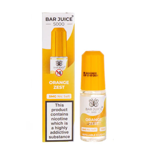 Orange Zest Nic Salt- -Liquid by Bar Juice 5000 10ml bottle