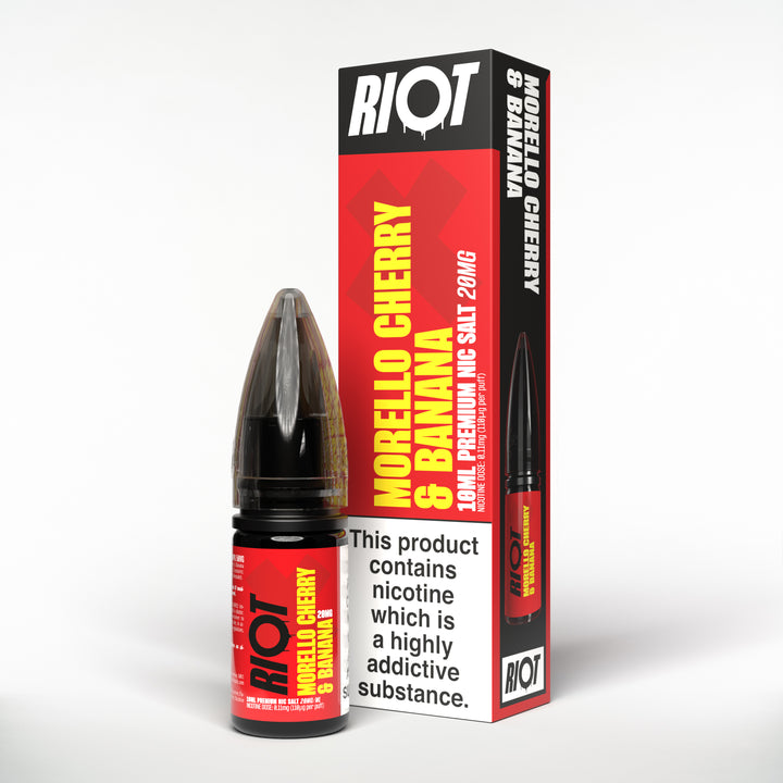 Riot X Morello Cherry & Banana Nic Salt E-liquid