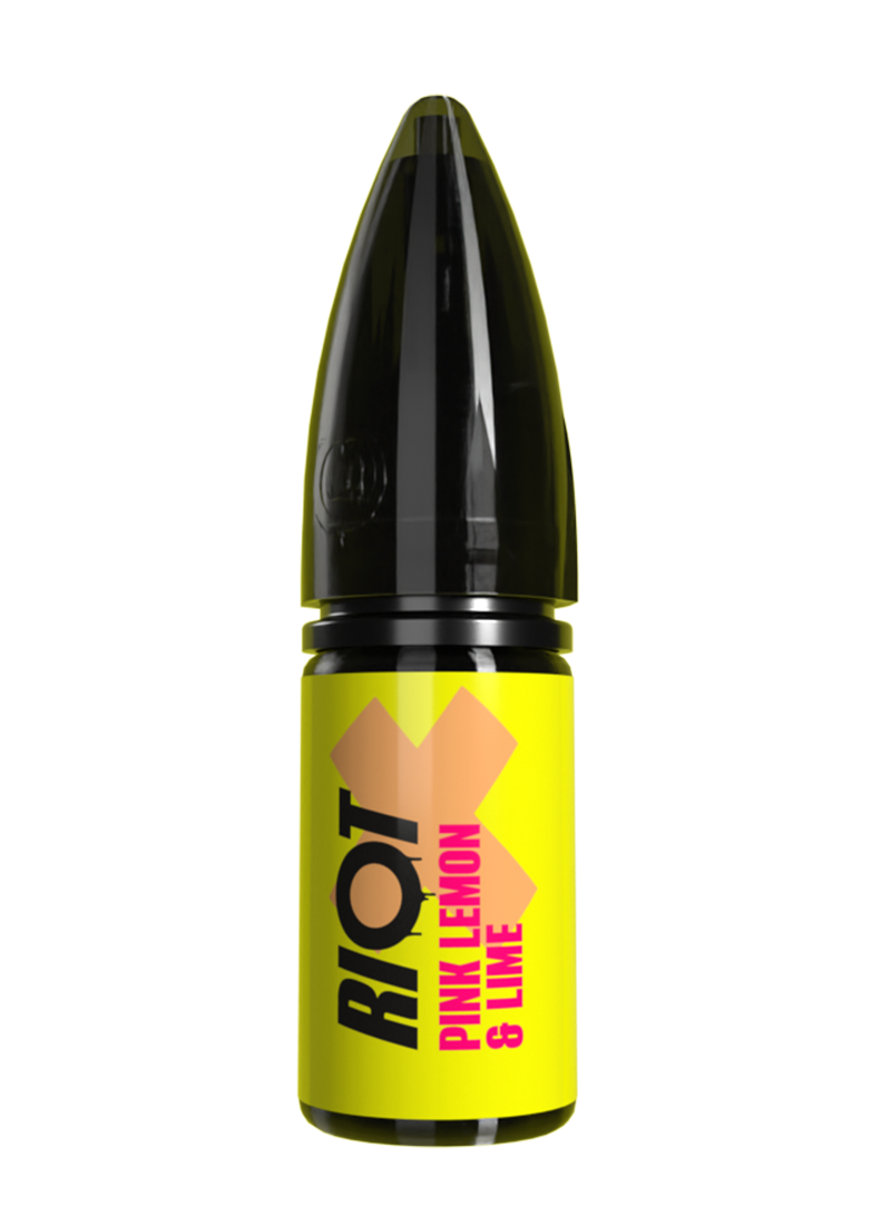 riot x pink lemon and lime eliquid bottle