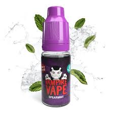 Vampire vape spearmint flavour e-liquid bottle