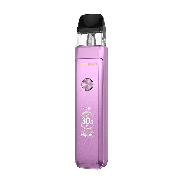 Purple Vaporesso Xros Pro 2 vape device on a white background