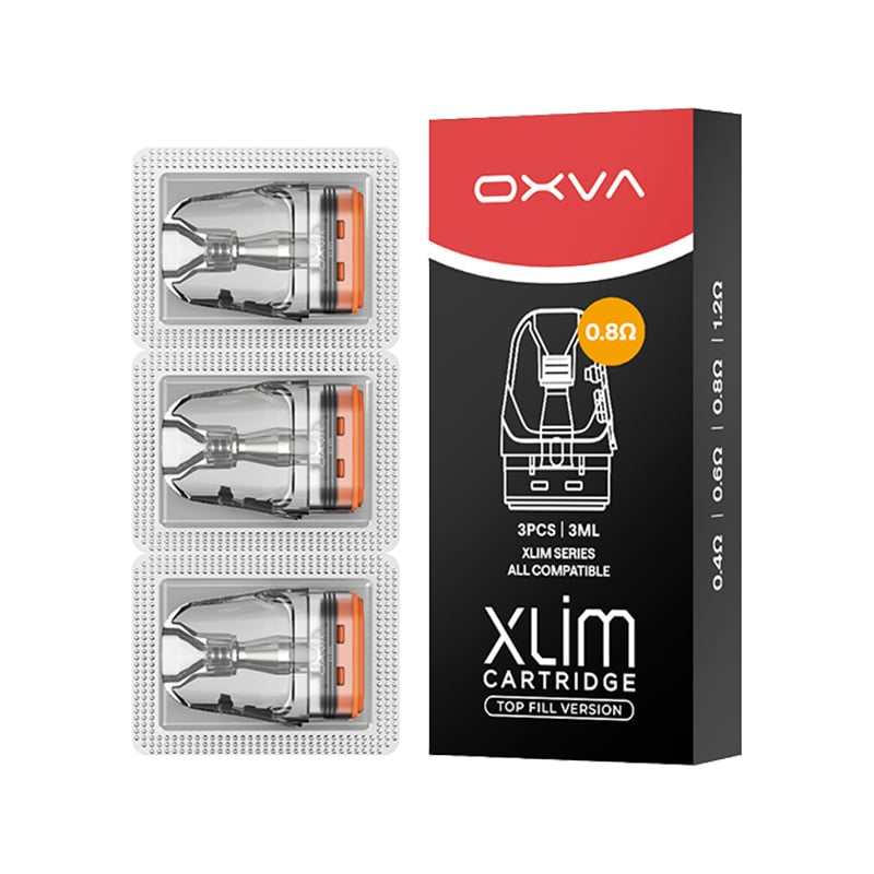 OXVA Xlim V3 XL replacement pod Top Fill 3ml 0.8ohm