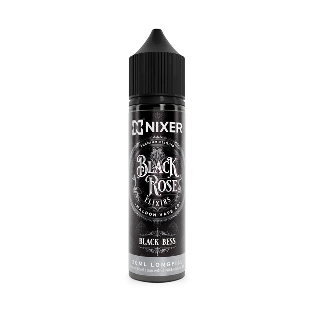 nixer x black rose elixirs black bess longfill eliquid