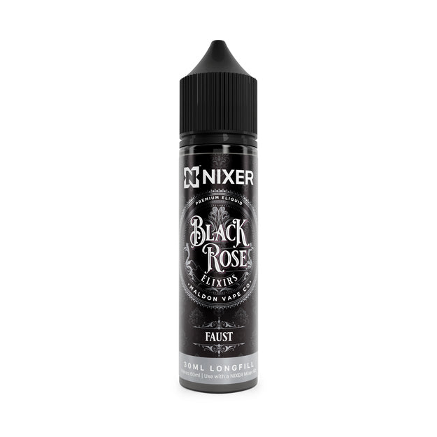 nixer x black rose elixirs faust eliquid