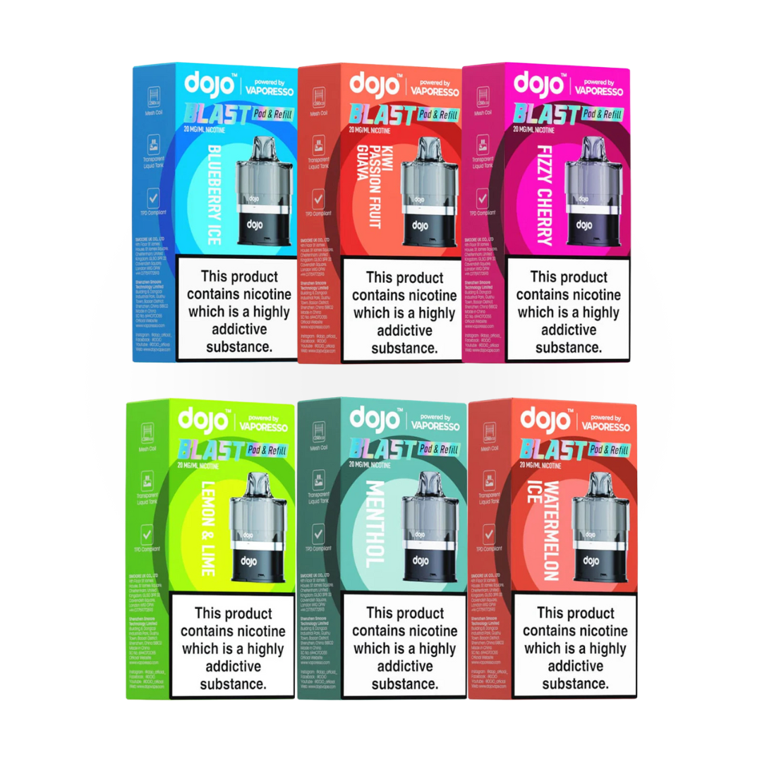 vaporesso dojo blast 6000 prefilled pods