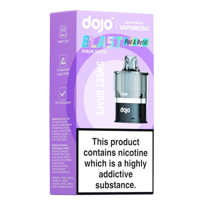 dojo blast 6000 replacement pod sweet grape