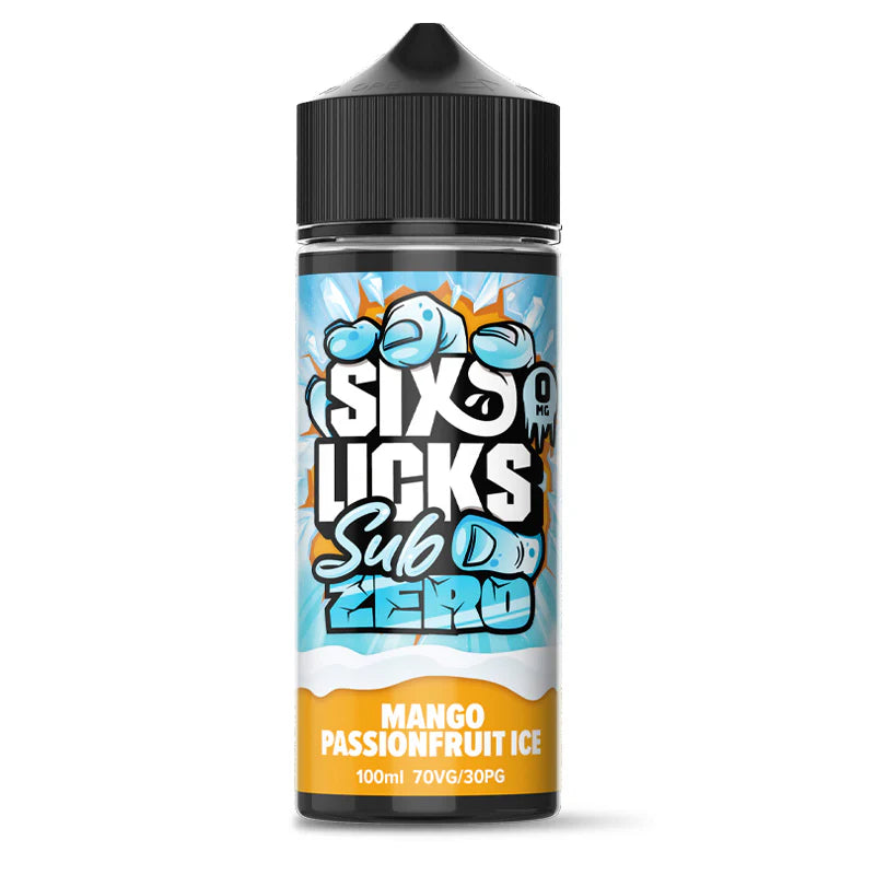 six licks mango passionfruit ice