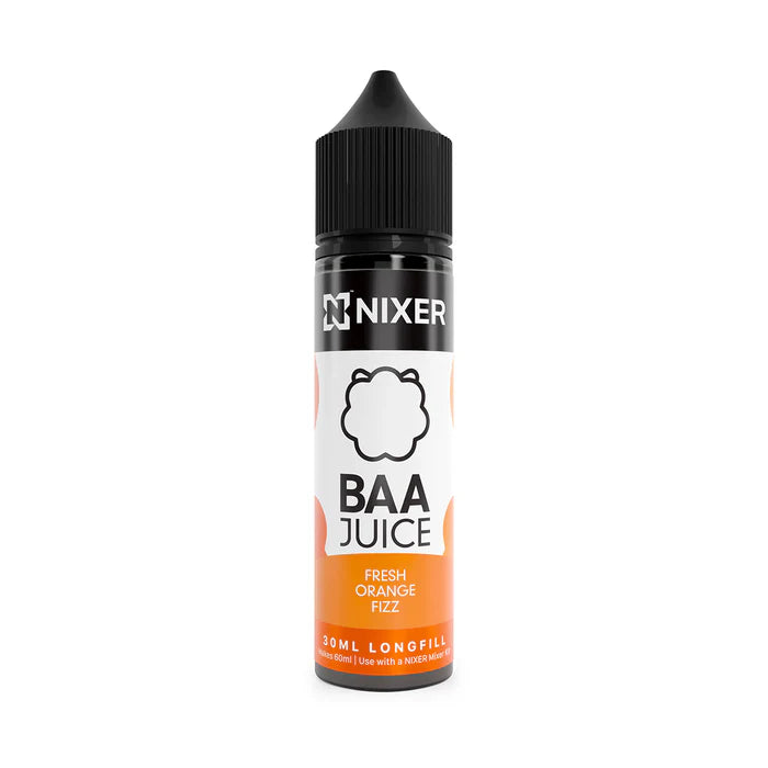 nixer x baa juice fresh orange fizz