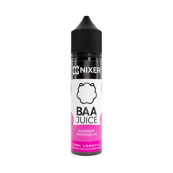 nixer x baa juice raspberry watermelon