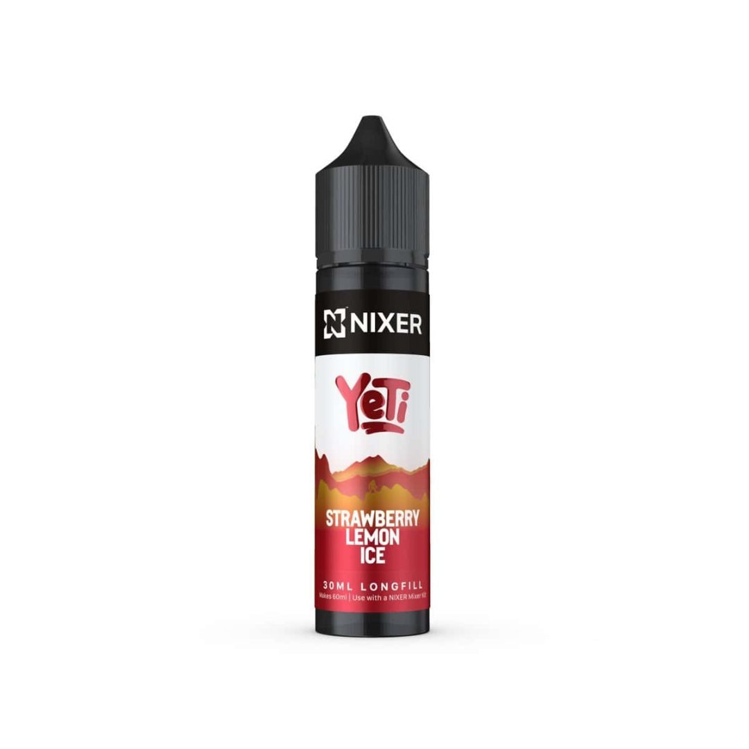 strawberry lemon ice nixer x yeti longfill e-liquid