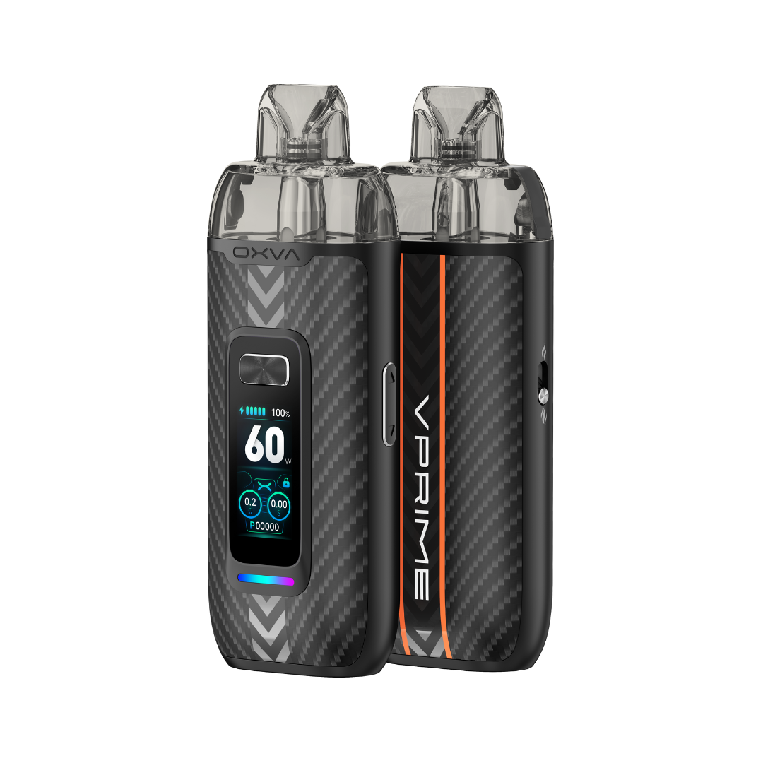 oxva vprime pod vape kit black carbon