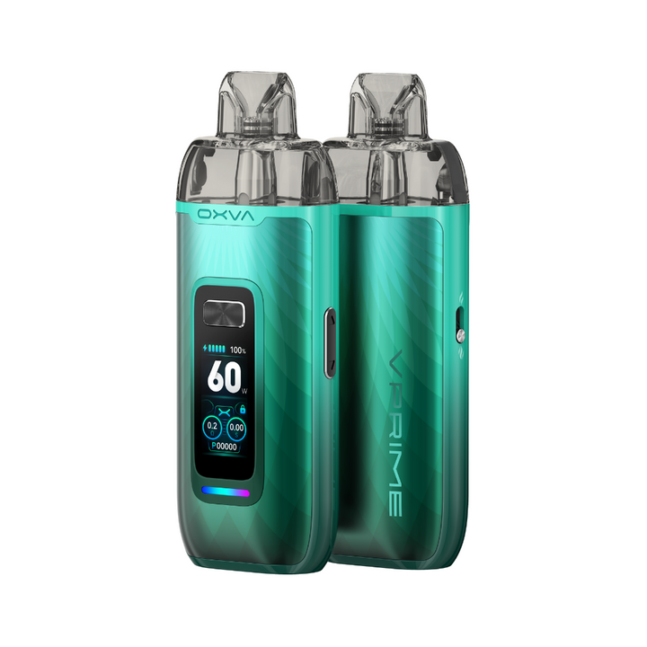 oxva vprime pod vape kit natural green