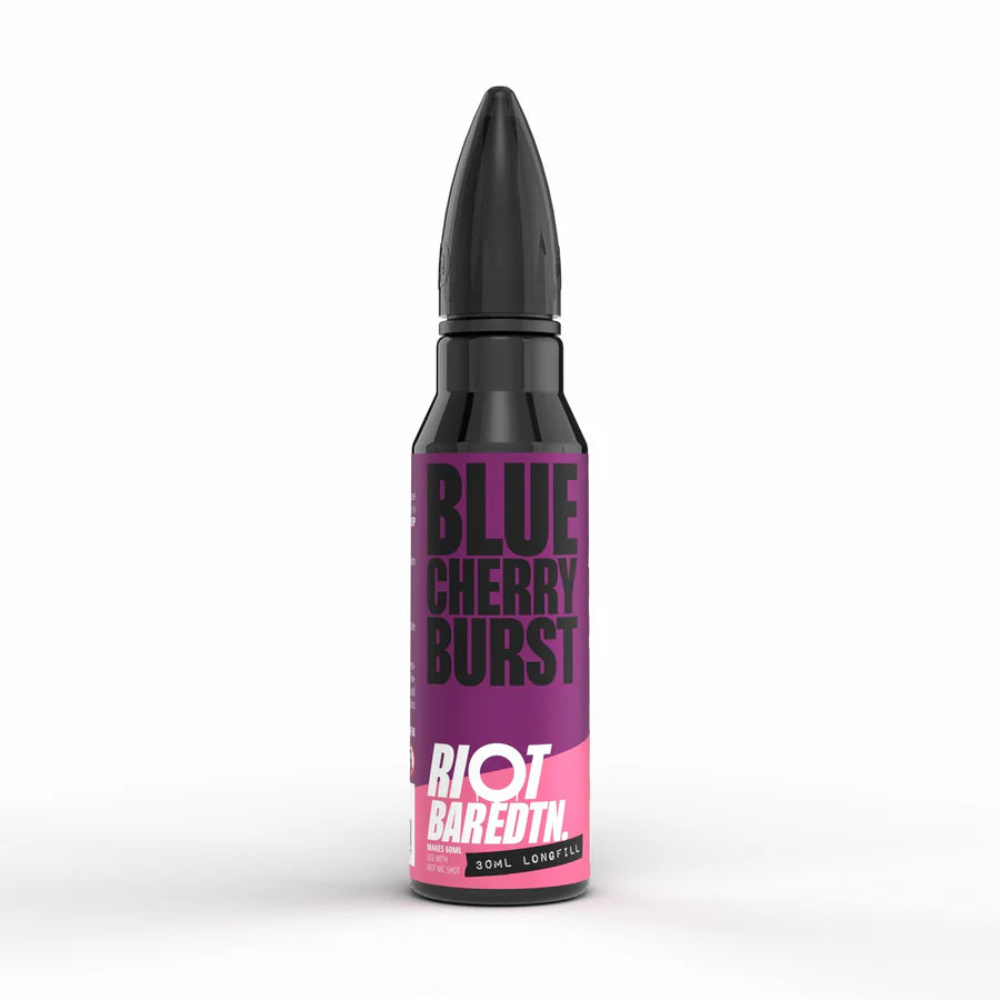 riot bar edition longfill eliquid blue cherry burst