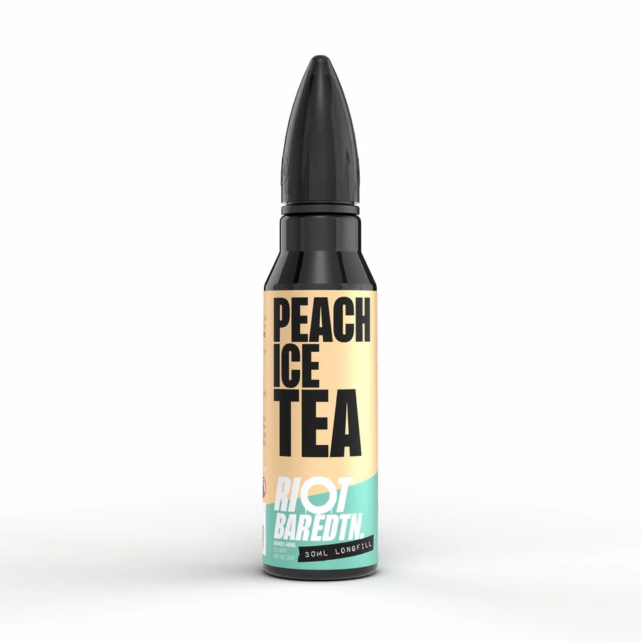 riot bar edition longfill eliquid peach ice tea