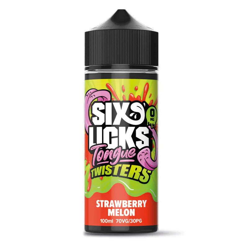 six licks tongue twisters strawberry melon