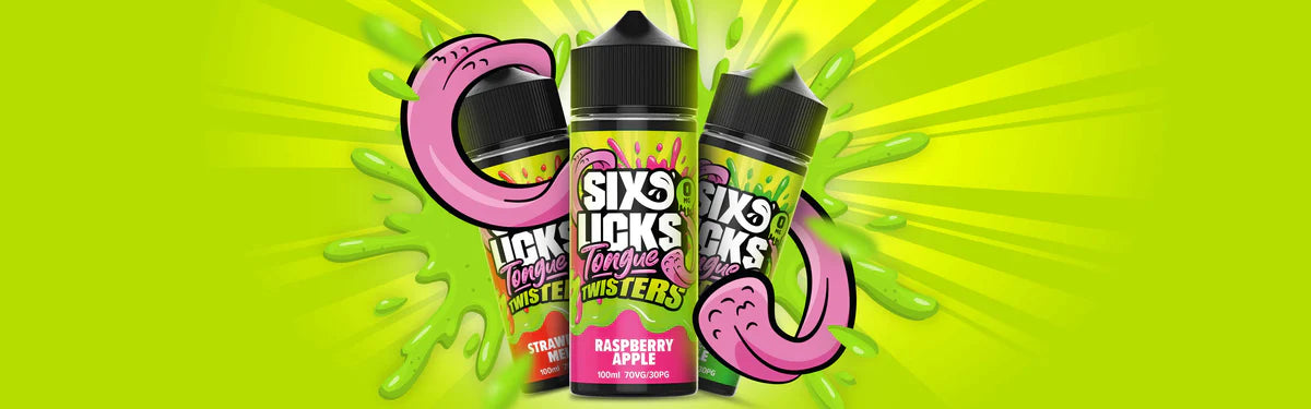 six licks tongue twisters e liquids