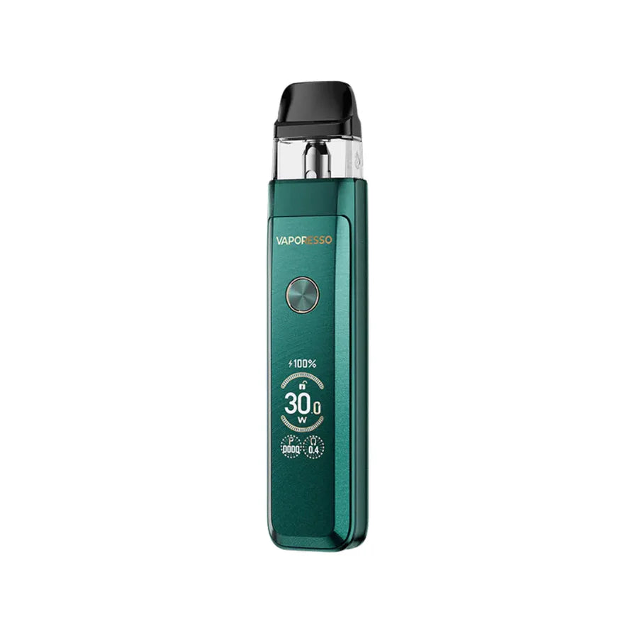 Green Vaporesso Xros Pro 2 vape device on a white background