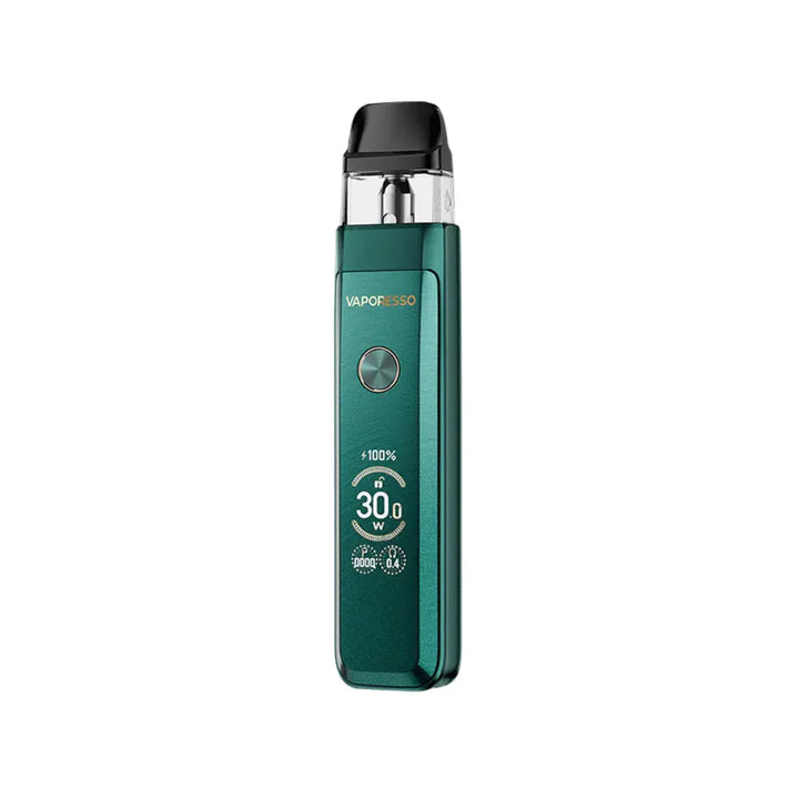 Green Vaporesso Xros Pro 2 vape device on a white background