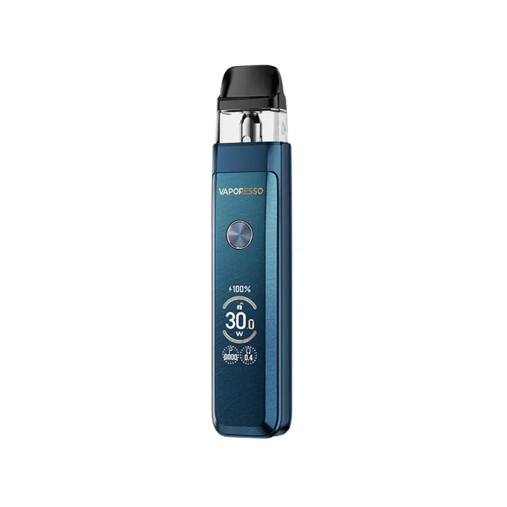Blue Vaporesso Xros Pro 2 vape device on a white background
