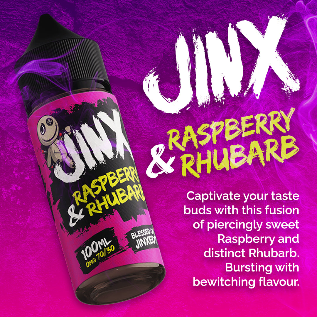 Jinx Raspberry & Rhubarb  - 100ml Shortfill