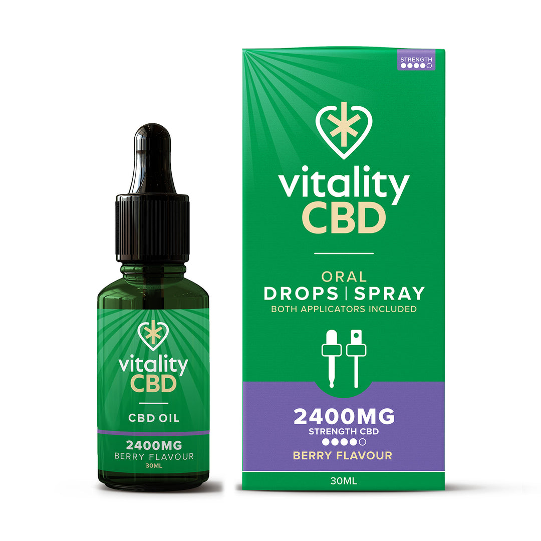 Vitality CBD 2400mg Oral Drops Berry Flavour