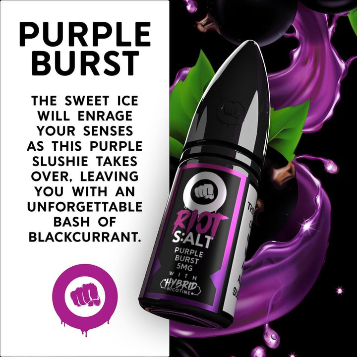Purple Burst by Riot Squad - Hybrid Nic Salts